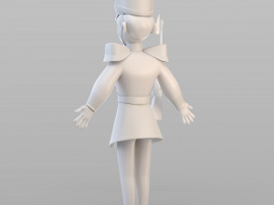 cartoon tin soldier Modelo 3D