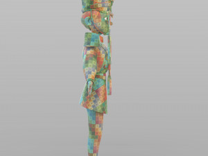 cartoon tin soldier Modelo 3D