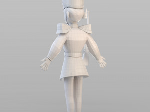 cartoon tin soldier Modelo 3D
