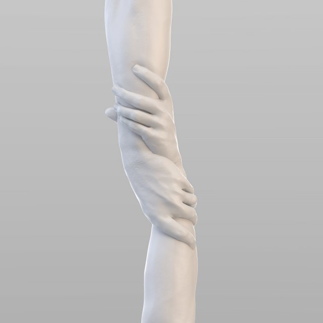 realistic grabbed hands 3D Модель .c4d .max .obj .3ds .fbx .stl .blend 
