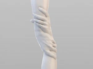 реалістичні схопив руки 3D Модель