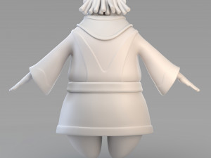 cartoon fat vizier 3D Model
