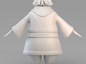 cartoon fat vizier 3D Model