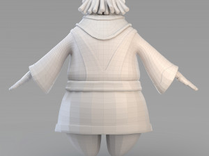 cartoon fat vizier 3D Model
