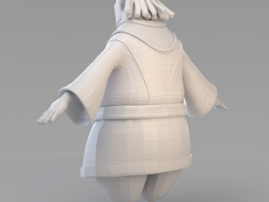 cartoon fat vizier 3D Model