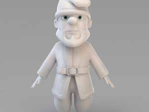 cartoon gnome 02 3Dモデル