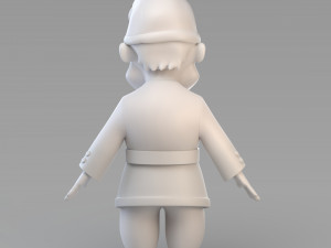cartoon gnome 02 3Dモデル