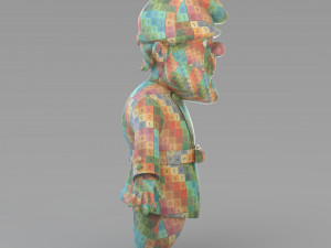cartoon gnome 02 3Dモデル