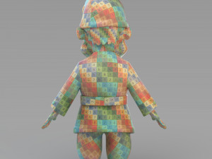 cartoon gnome 02 3Dモデル