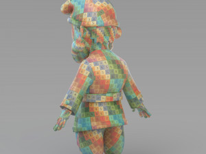 cartoon gnome 02 3Dモデル