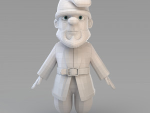 cartoon gnome 02 3Dモデル
