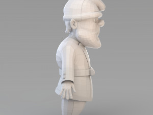 cartoon gnome 02 3Dモデル