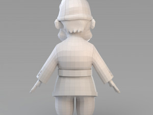 cartoon gnome 02 3Dモデル
