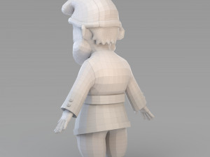 cartoon gnome 02 3Dモデル