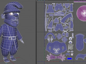 cartoon gnome 02 3Dモデル