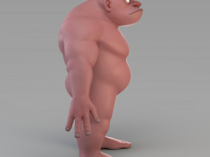 cartoon male giant 3D Model