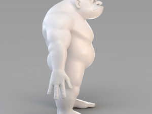 cartoon male giant 3D Model
