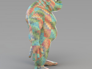 cartoon male giant 3D Model