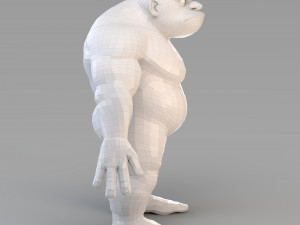 cartoon male giant 3D Model