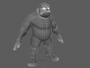 cartoon male giant 3D Model