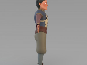cartoon prince 01 Modelo 3D