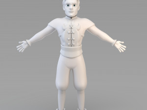 cartoon prince 01 Modelo 3D