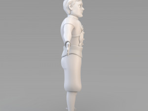 cartoon prince 01 Modelo 3D