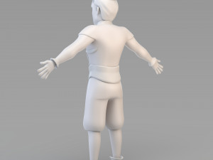 cartoon prince 01 Modelo 3D