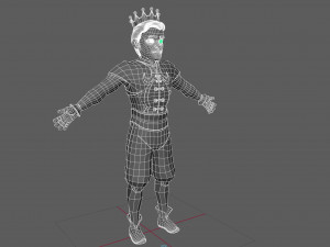 cartoon prince 01 Modelo 3D