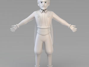 cartoon prince 02 3D Model