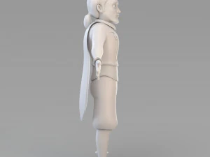 cartoon prince 02 3D Model