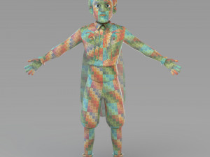 cartoon prince 02 3D Model