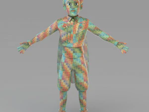 cartoon prince 02 3D Model
