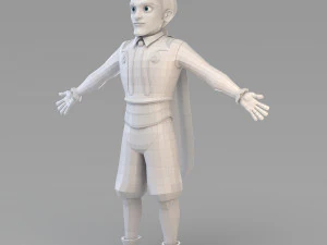cartoon prince 02 3D Model