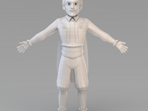 cartoon prince 02 3D Model