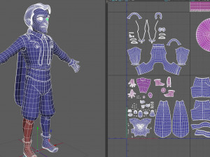 cartoon prince 02 3D Model