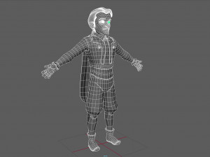 cartoon prince 02 3D Model