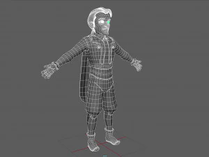 cartoon prince 02 3D Model