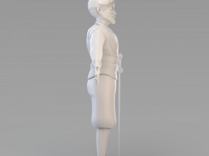 cartoon prince 03 3D Model