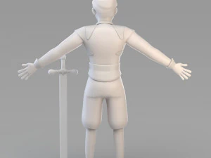 cartoon prince 03 3D Model
