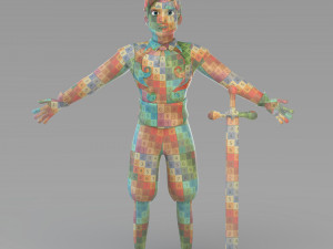 cartoon prince 03 3D Model