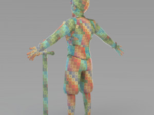 cartoon prince 03 3D Model