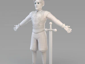 cartoon prince 03 3D Model