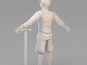 cartoon prince 03 3D Model