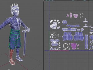 cartoon prince 03 3D Model