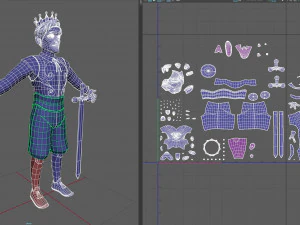 cartoon prince 03 3D Model