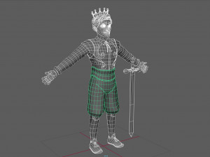 cartoon prince 03 3D Model
