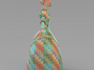 cartoon princess 01 Model 3D