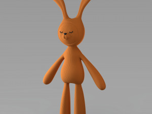 cloth rabbit doll 3D Model