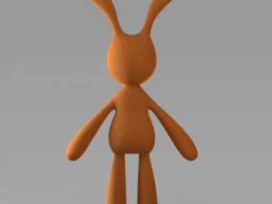 cloth rabbit doll 3D Model